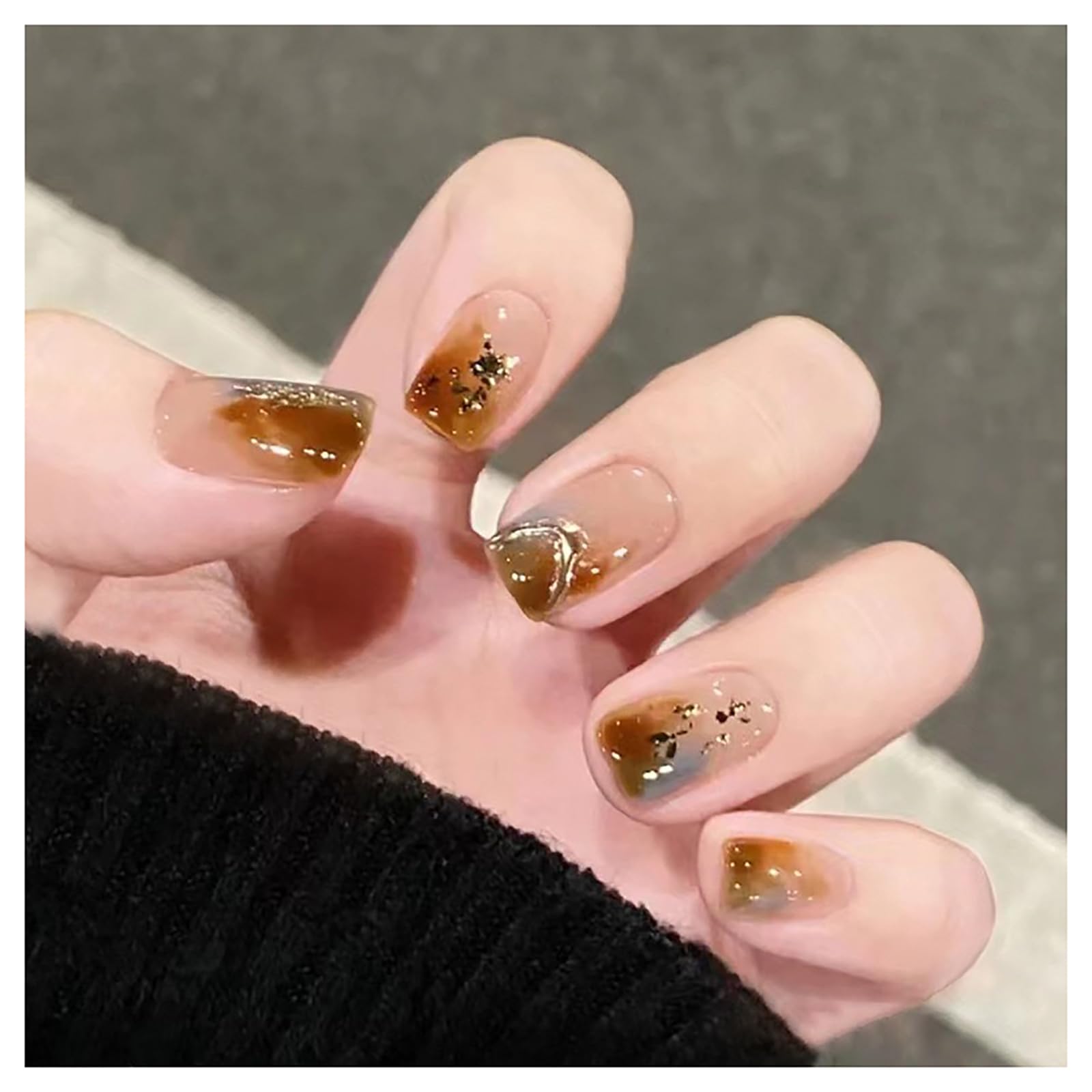 無名様 ネイルチップ 画像 Amazon | SEMTIM ネイルチップ 24枚入 ミディアム ショート ラウンド